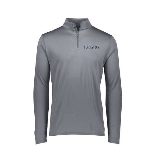 [FTLQFLGY-FAXS-LOGO2] Decker Women's Flex-Lite 1/4 Zip Shirt (Female Adult XS, Gray, Logo 2)