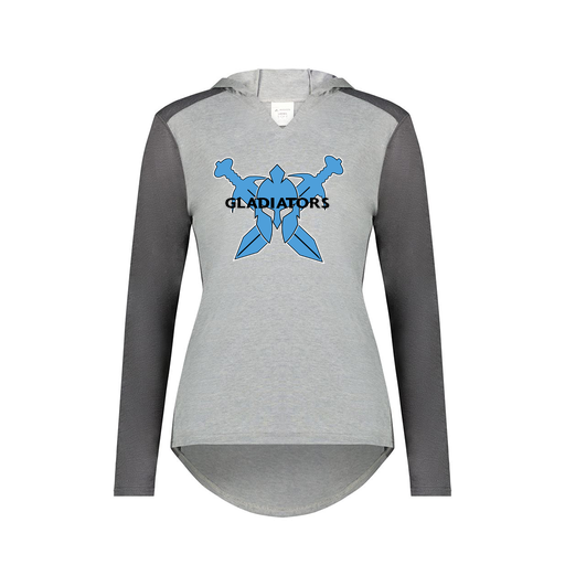 [6902.30V.XS-LOGO1] Ladies Vintage Hoodie (Female Adult XS, Gray, Logo 1)