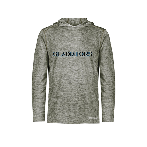 [FOLHCGGY-AS-LOGO3] Decker Men's Charge Hoodie (Adult S, Gray, Logo 3)