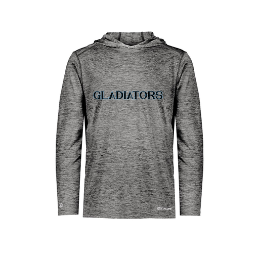 [FOLHCGBK-YS-LOGO3] Decker Youth Charge Hoodie (Youth S, Black, Logo 3)