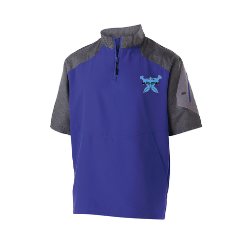 [229545.H68.XS-LOGO1] Men's Raider SS Pullover (Adult XS, Purple, Logo 1)